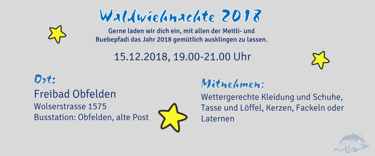 Bild für Waldweihnachten